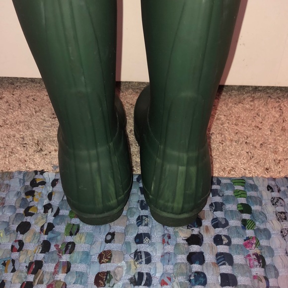 Hunter Tall Rain Boots in Green , Size 8 - Picture 4 of 8